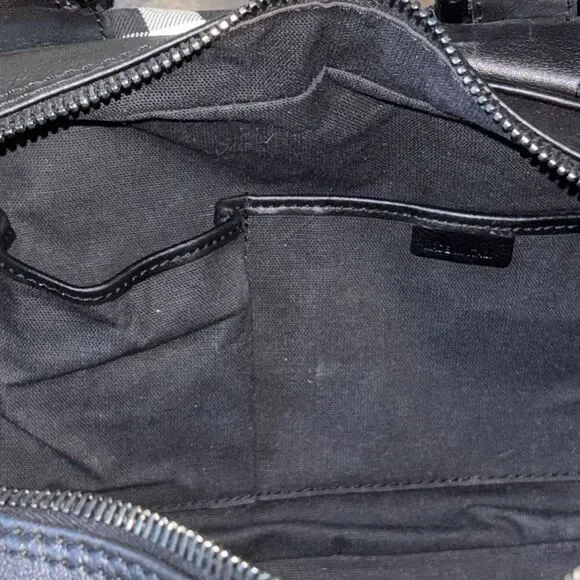 Burberry Knight Bag Purse Satchel signature nova house check XL leather/canvas - Picture 9 of 15